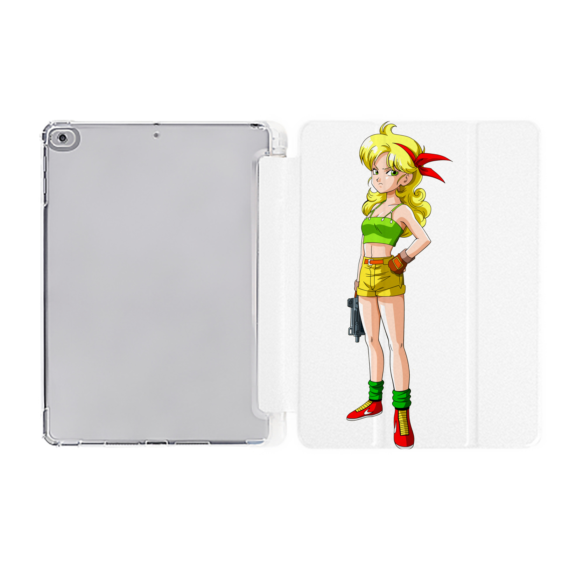 （画像用） ドラゴンボール DRAGON BALL IPad ケース ペン収納付き 三つ折りスタンド PUレザー×シリコン 対応機種9.5/10.5/10.9インチ